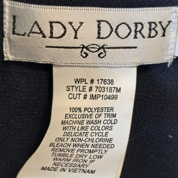 Ladt Dorby Maxi Dark Blue Button Down Dress - Picture 3 of 9